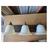 Wet & Dry Auto Vacuum with Grip Wrench and 3-Light Fixture, Wood Putty and Old Stain