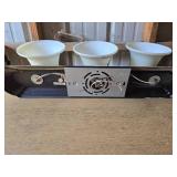 Wet & Dry Auto Vacuum with Grip Wrench and 3-Light Fixture, Wood Putty and Old Stain