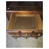 Wooden Entertainment Console Cabinet and Coffee Table