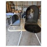 Used U.S. Mailboxes with Floral Design