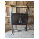 Black Wooden Headboard with Frame