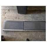 Folding Wheelchair Ramp, Pair of Adjustable Crutches