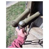 Folding Wheelchair Ramp, Pair of Adjustable Crutches