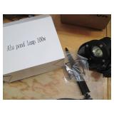 (1) Submersible Alu pond lamp 100W...