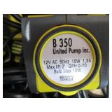 Box of B350 united water pumps...