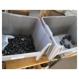 (2) Stackable organizers containing...