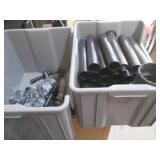 (2) Stackable organizers containing...