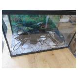 10-gallon fish aquarium with water ...