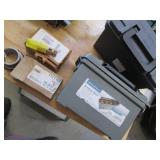 (2) Bunker Hill Ammo boxes plus mis...