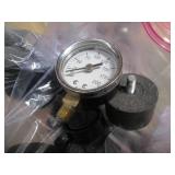 Lot of assorted valves, gauges and ...