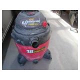 18-gallon wet/dry shop vac on wheel...
