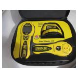 Strait-Line stud finder, laser leve...