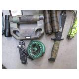 Fly-fish trying kit, binoculars, po...