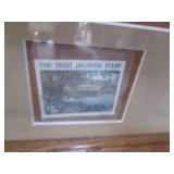 1981 Trout Unlimited Stamp with Sig...