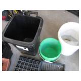 Lot of planting/growing containers ...