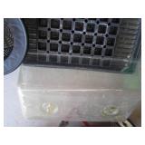 Lot of planting/growing containers ...