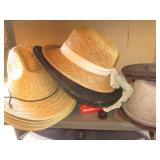 Collection of straw and other mater...