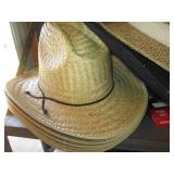 Collection of straw and other mater...