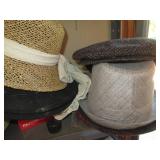 Collection of straw and other mater...