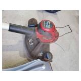 Toro electric weed whip, no charger and a shovel