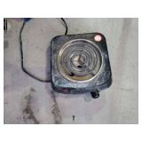 Queen bed headboard, ice scraper, heater, oil catch pan