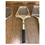 Collection of 3 Vintage Wilson Tennis Rackets