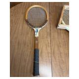 Collection of 3 Vintage Wilson Tennis Rackets