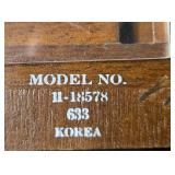 Commodore Quartz Anniversary Mantel Clock in Wooden Case