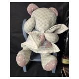 Memories Photo Album, Vintage Patchwork Teddy Bear, NFL Zip Bag, Serving Tray