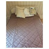 Vintage Twin Bed with Spindle Headboard and Footboard. Inc. Mattress and Linens