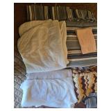 Collection of Linens: Blankets, Towels, and Quilts