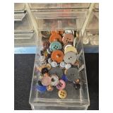 Sewing Accessories Organizer with Buttons and Hooks