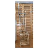 Vintage White Metal Baker