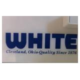 White Heavy Duty Sewing Machine with Accessories