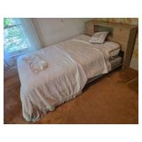 Full-Size Bed Set Inc Frame, Headboard, Mattress/Boxspring Set