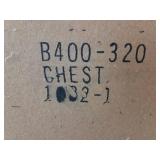 Vintage Wooden 5-Drawer Chest with Carved Details