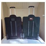3-Piece Luggage Set with Two Rolling Suitcases and Carry-On Bag