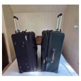 3-Piece Luggage Set with Two Rolling Suitcases and Carry-On Bag