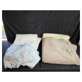 Collection of Assorted Linens and Blankets