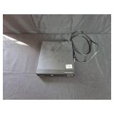 Collection of Office and Media Equipment Including DVD Player, Phones, and More