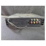 Collection of Office and Media Equipment Including DVD Player, Phones, and More