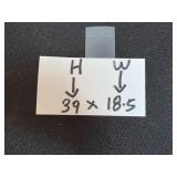 Vintage Wall Mirror with Cream Wood Frame