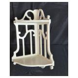 Collection of Vintage Wooden Shelves and Miniature Bench