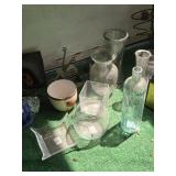 Assorted Household Decor and Glassware Collection