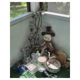 Assorted Household Decor and Glassware Collection