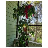 Indoor Decorative Tall Faux Tree in Woven Basket