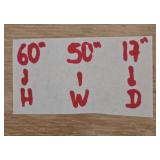 Vintage Wooden Dresser with Mirror and Six Drawers