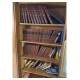 Collection of Encyclopedias and Books Including Britannica and Yearbooks