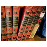 Collection of Encyclopedias and Books Including Britannica and Yearbooks