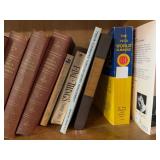 Collection of Encyclopedias and Books Including Britannica and Yearbooks